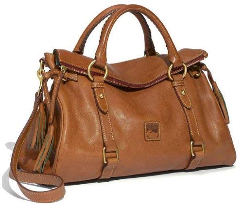 Dooney & Bourke Florentine Leather Satchel Natural