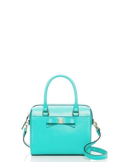 Kate Spade Ashton Montford Park Smooth Giverny Blue Leather Satchel