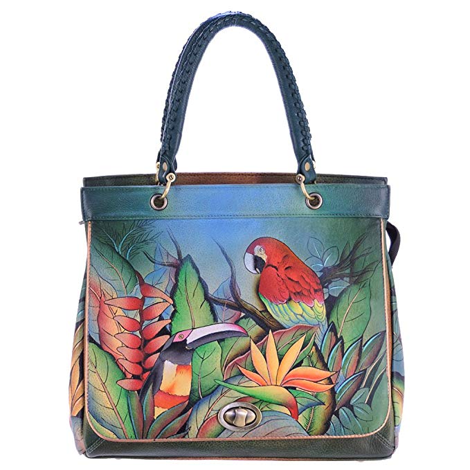 Anuschka Handpainted Leather 563-CCT Large Convertible Satchel