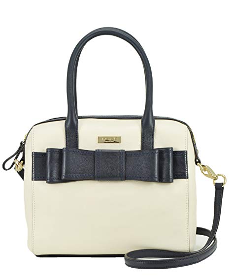 Kate Spade New York Womens Alice Court Kaiya Convertible Satchel, Clotted Cream/midnight, One Size