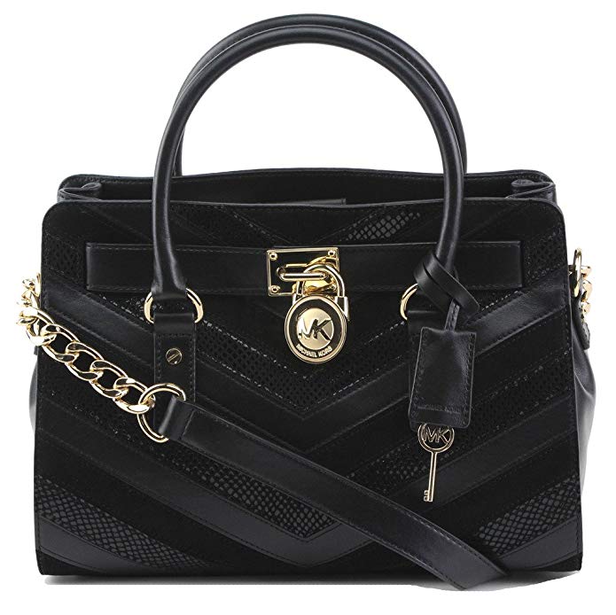 Michael Kors Hamilton EW Satchel BLACK