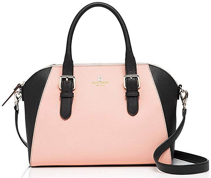 KATE SPADE Cove Street Colorblock Pippa Satchel - Soft Rosetta/black