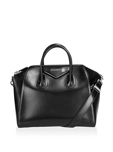 Givenchy Women's Antigona Medium Sugar Satchel Bag, Black