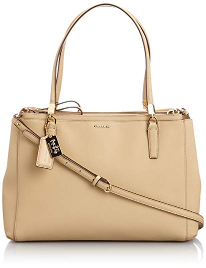 Coach Madison Christie Carryall Satchel Saffiano Leather