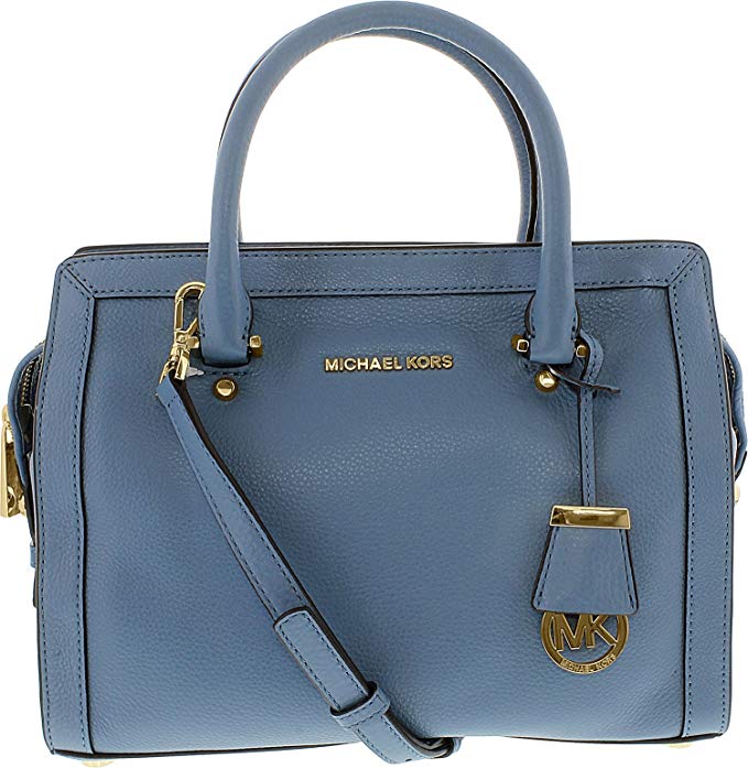 Michael Kors Women's Medium Collins Leather Top-Handle Satchel