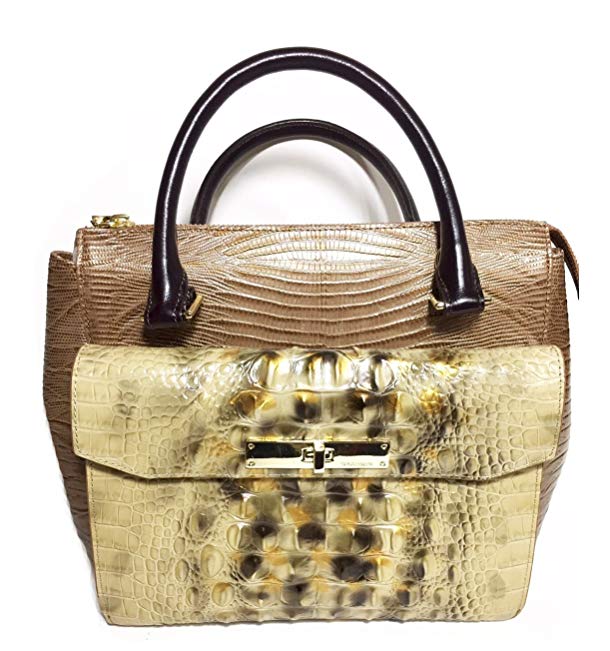 Brahmin Malia Satchel Summer Tortoise Ventana