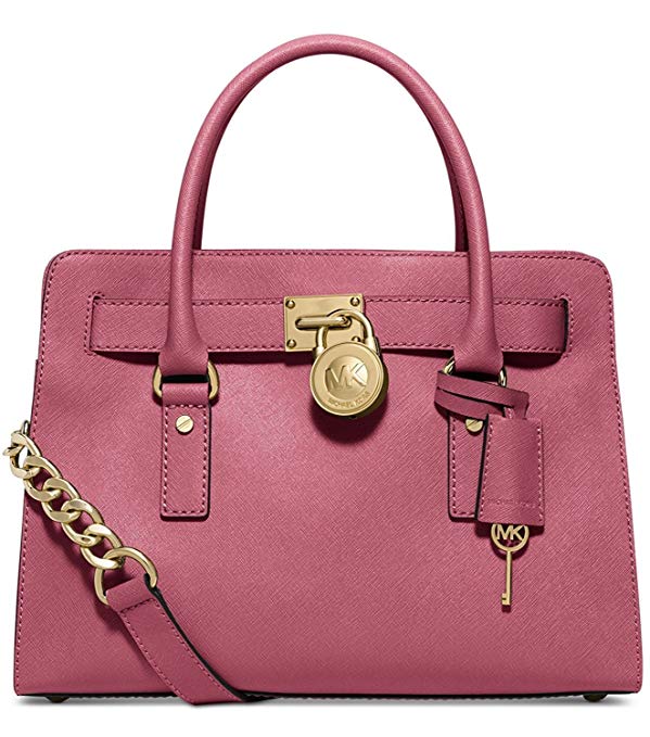 Michael Michael Kors Hamilton Saffiano Leather East West Satchel