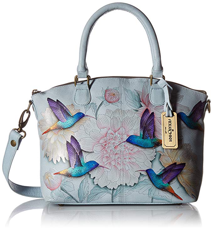 Anuschka Handpainted Leather 484-OCT Medium Convertible Satchel