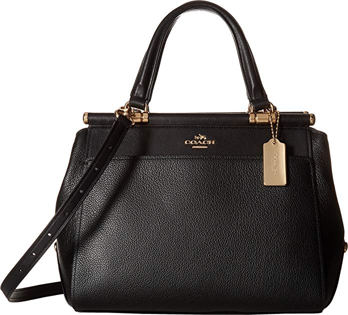 COACH Womens Drifter Satchel in Polished Pebble Leather