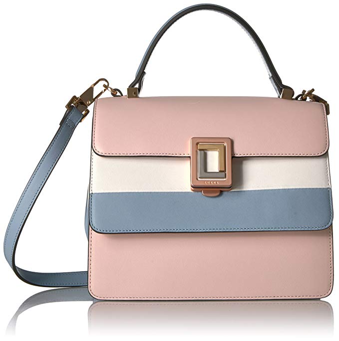 LUANA ITALY Maria Satchel Rose Smoke