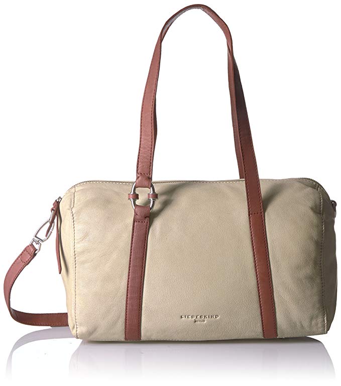 Liebeskind Berlin Women's Pokolaw7 Leather Satchel with Ring Detail