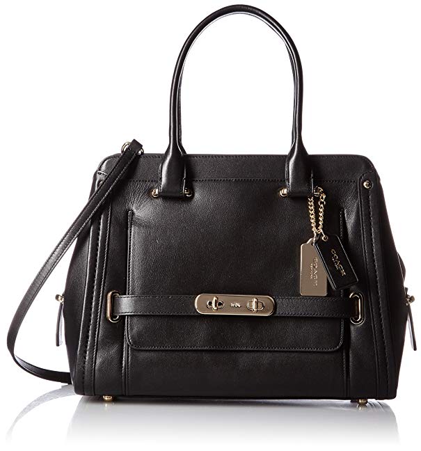 COACH Womens Swagger City Satchel