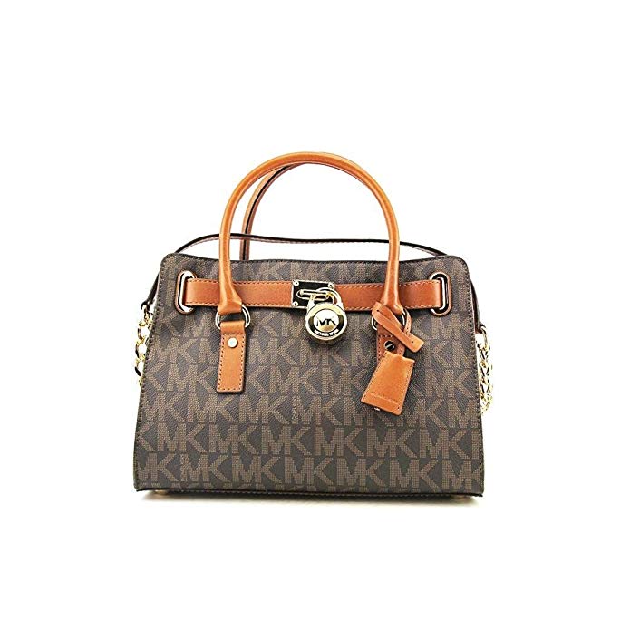 Michael Kors Hamilton MK Logo Satchel Bag