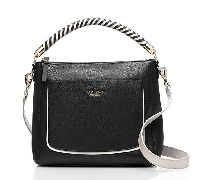 Kate Spade Woods Drive Harris Satchel - Black/Cement