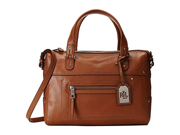 LAUREN Ralph Lauren Huet Satchel,Lauren Tan