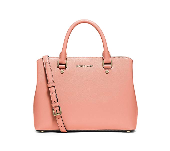 Michael Kors Savannah Satchel Saffiano (Peach)