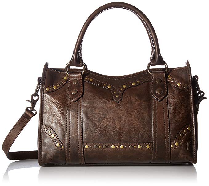 FRYE Melissa Stud Satchel Leather Bag